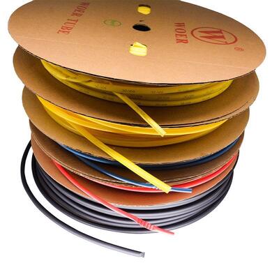 Buen precio 4:1 High shrink ratio dual wall heat shrink tube electrical waterproof industrial black , red , yellow , clear en línea