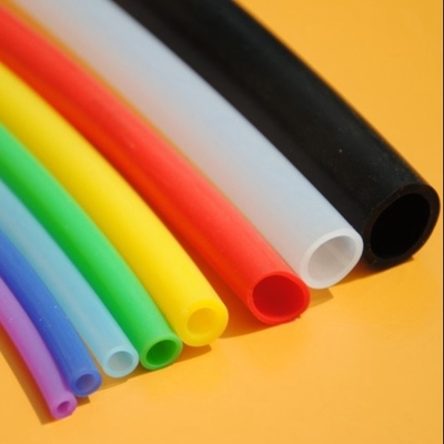 Buen precio Amarillo flexible suave rojo del tubo de goma de silicona 1-7m m en línea