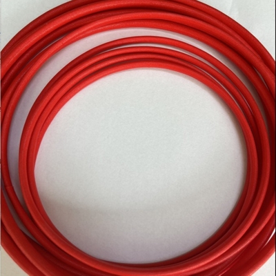 Buen precio La goma de silicona roja cubrió la fibra de vidrio que envolvía 3.5m m 12m m en línea