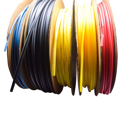 Relación de contracción 2:1 Material de aislamiento del cable UL224 VW-1 Inflamabilidad para entornos de temperatura