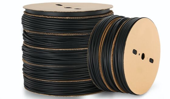 Buen precio Tubo termorretráctil de doble pared estándar RoHS negro con un grosor de pared de 0,7 mm adecuado para aislamiento de mazos de cables y cables en línea