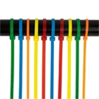 Buen precio Bridas de nailon con etiquetas de plástico, bridas de bucle, marcadores, etiquetas de cable, bridas autoblocantes en línea