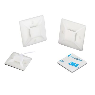 Buen precio Clips de gestión de cables de nailon negro de 4/5