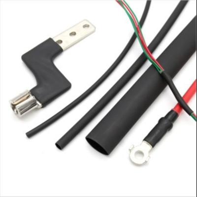 Buen precio 3/32 tubería dual libre de la poliolefina del tubo del encogimiento del calor del pegamento de la pared del halógeno 2.4m m negro en línea