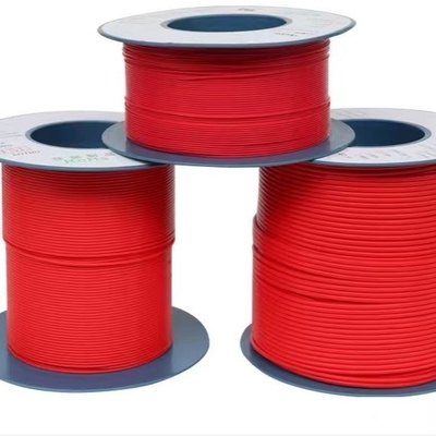Buen precio tubería flexible roja del Teflon de 0.38m m, tubería fina de la pared PTFE del AWG 28 en línea
