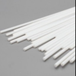 La ronda Rod 300m m de PTFE que moldeaba, el grafito blanco llenó PTFE Rod