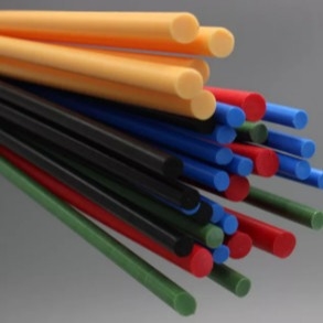 Buen precio la barra hueco de 3m m 5m m PTFE moldeó el grafito Rod Extruded del Teflon en línea