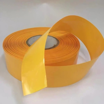 Buen precio Protección amarilla del aislamiento del PVC del plástico de embalar 18650 0.12m m de la batería de 400m m en línea